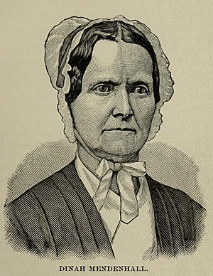 Dinah Mendenhall (1807–1889), American abolitionist and station master on the Underground Railroad