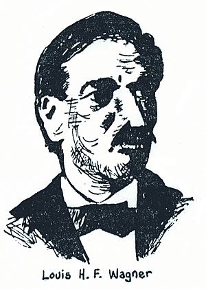Drawing of Louis H. F. Wagner