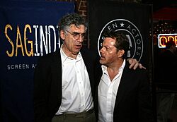 Elliott Gould and Eddie Izzard