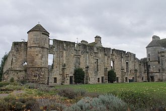 Falkland Palace, north wing from NW