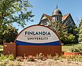 Finlandia University Entrance Sign Hancock Michigan 2021-2