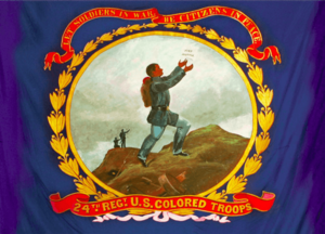 Flag of the 24th Regiment, United States Colored Troops