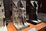 Greywacke Statue of Menkaure, Cairo Museum