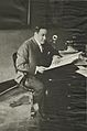 Henry B. Harris in his office at the Hudson Theatre, N.Y
