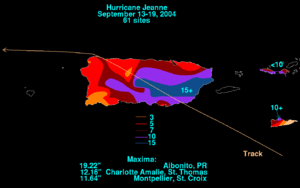 Jeanne 2004 Puerto Rico rainfall