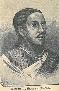 Johannes IV Kaiser von Äthiopien nach Dr. Anton Stecker