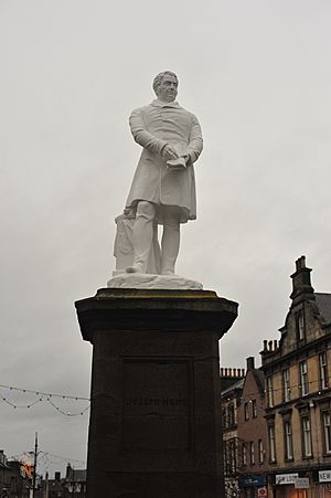 Joseph Hume statue, Montrose including pedestal