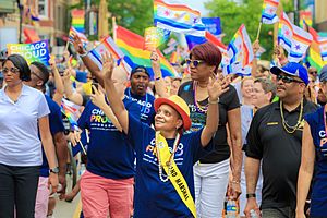 Lori Lightfoot - Chicago Pride Parade 2019