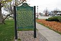 Mackinaw City, Michigan historic marker