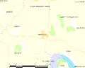 Map commune FR insee code 80513