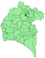Map of Santa Ana la Real (Huelva)