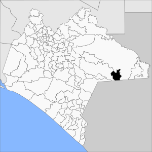 Municipality of Maravilla Tenejapa in Chiapas