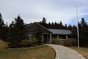 Mount Mitchell State Park Visitor Center (March 2023)