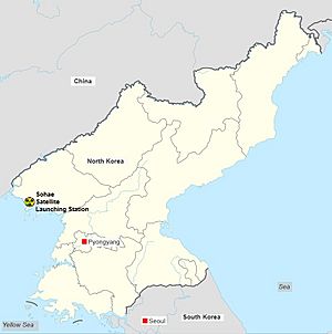 North Korea Sohae ICBM missile- Satellite Launching Station map