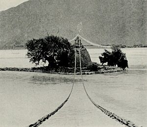 Old Chain-Bridge at Chaksam
