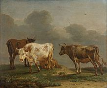 Paulus Potter - Vier koeien in de wei