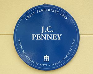 Penney Farms FL city hall GF plaque01