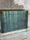 Plaque on the Linda Vista Bridge