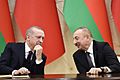 Recep Tayyip Erdogan 2020 visit to Baku with Ilham Aliyev 25