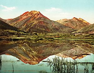 Red Mountain Pass, Ouray-Silverton Stage Road, Colorado, 1901