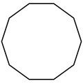 Regular decagon
