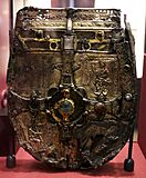 Reliquiario del dente di san patrizio, del xii e xiv secolo, in oro, argento, lega di rame, cristallo di rocca su anima lignea, da athenry, co. galway 02
