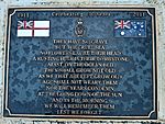 Rockingham Naval Memorial Park, Commemorative plaque for 100 Years of the Royal Australian Navy, March 2020 01