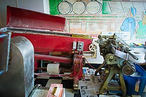 Salt Water Taffy Stretching and Wrapping Machines