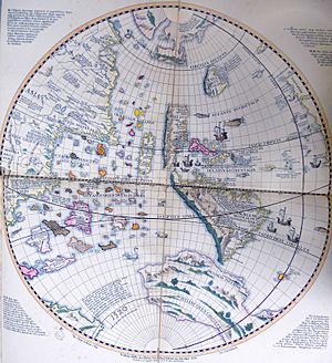 Schöner globe 1520 western hemisphere
