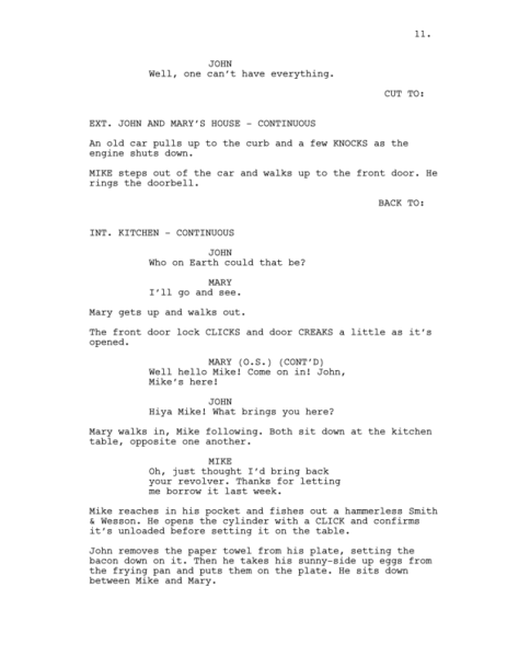 Screenplay example