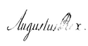 Augustus III's signature