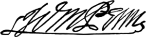 Signature of William Penn (1621–1670)