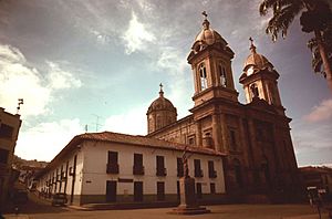 The Socorro Cathedral, one of the Town's most known landmarks.