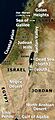 Southeast mediterranean annotated geography