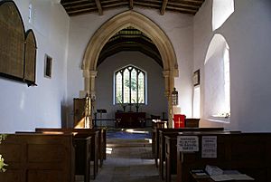 St Botolph's Church, Wardley, Rutland - nave