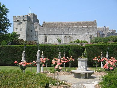 the castle from the Tudor Garden