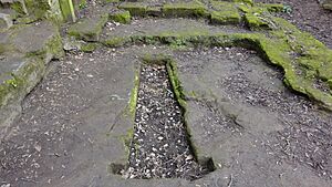 St Robert's grave, Holy Cross chapel, Knaresborough, Yorkshire, England