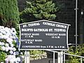 St Tudwal's Church, Barmouth Front sign