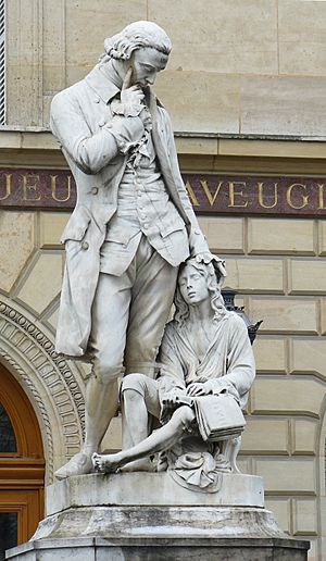 Statue de Valentin Haüy