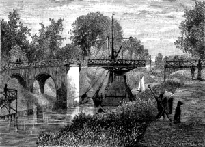 Svängbron öfver Södertelge kanal SFJ 1881