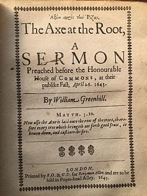 The Sermon of William Greenhill 26 April 1643