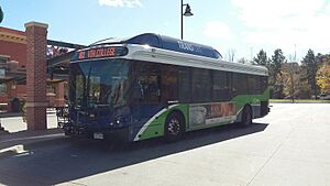 Transfort bus 87, route 81, DTC, Ft Collins