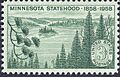 USstampMNstatehood1858-1958