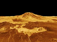 Venus - 3D Perspective View of Maat Mons