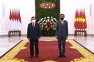 Vietnam Prime Minister Phạm Minh Chính Meets With Indonesian President Joko Widodo