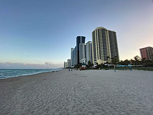 View of Sunny Isles Beach From The Coast