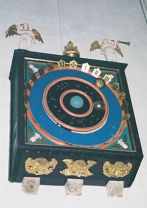 Wimborne Minster, the astronomical clock - geograph.org.uk - 533559
