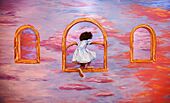 Wonderland Dreams installation painted by Alexa Meade