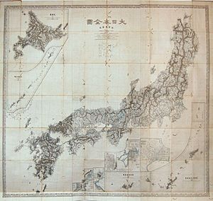 1878 Meiji 11 Ino Tadataka Japanese Military Map of Japan - Geographicus - Japan-ino-1878