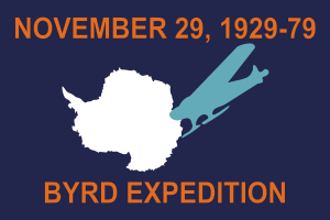 50th Anniversary Commemorative Flag of Byrd's First Antarctic Expedition